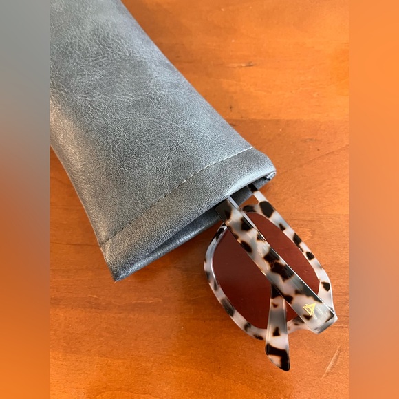 Aire Tortoise Frame Pink Lens Women's Sunglasses - Picture 5 of 11